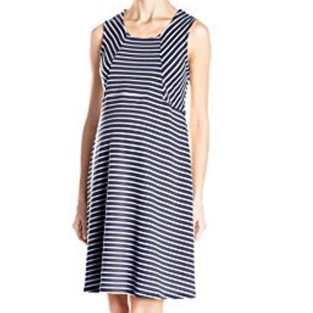 Three Seasons Maternity striped dress
